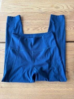 Girlfriend Collective High-Waisted Navy compression Leggings